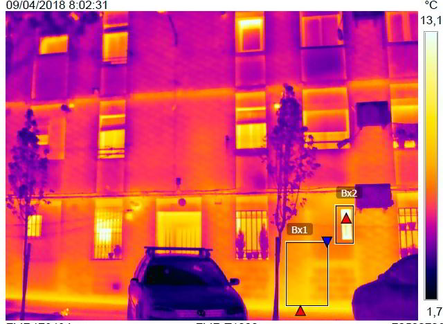 termografia edificio de viviendas innovaextremadura