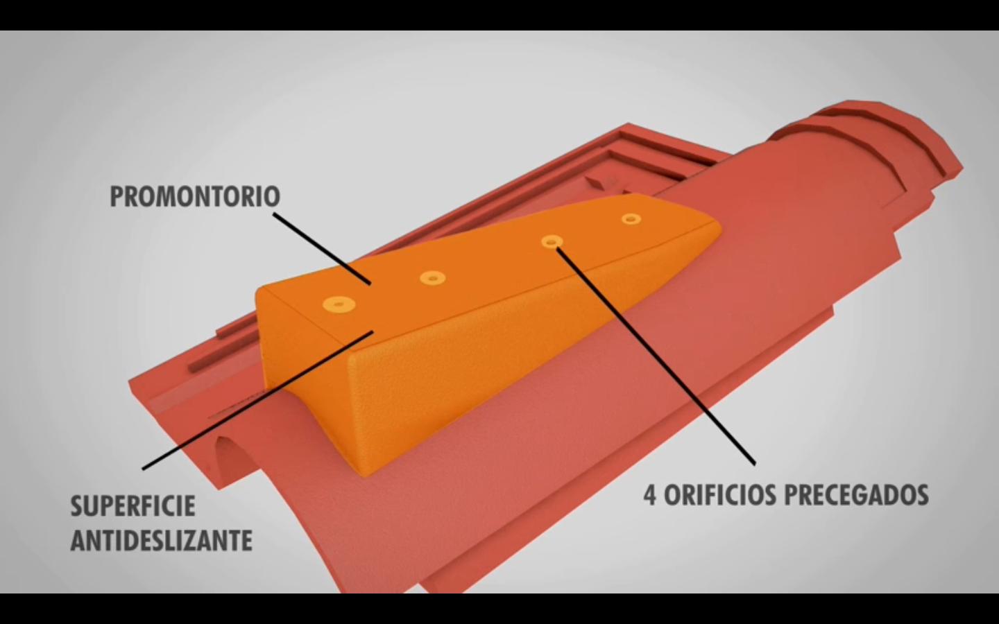 partes de la teja soporte universal para paneles solares innovaextremadura