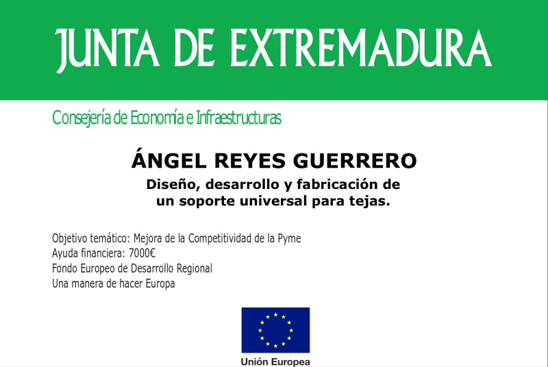 subvencion FEDER Angel Reyes